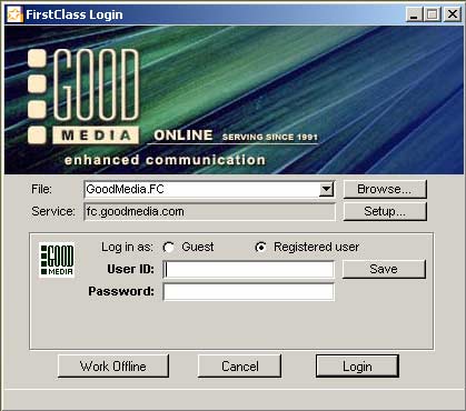 FirstClass Login