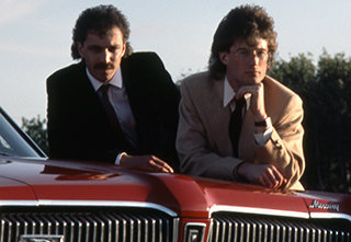 1985 Promotion Shot, with Len Rosenfeld