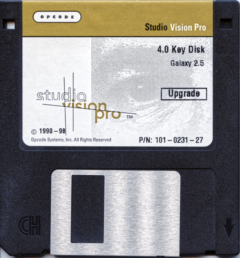 Floppy Disk Key for Opcode's StudioVision Pro