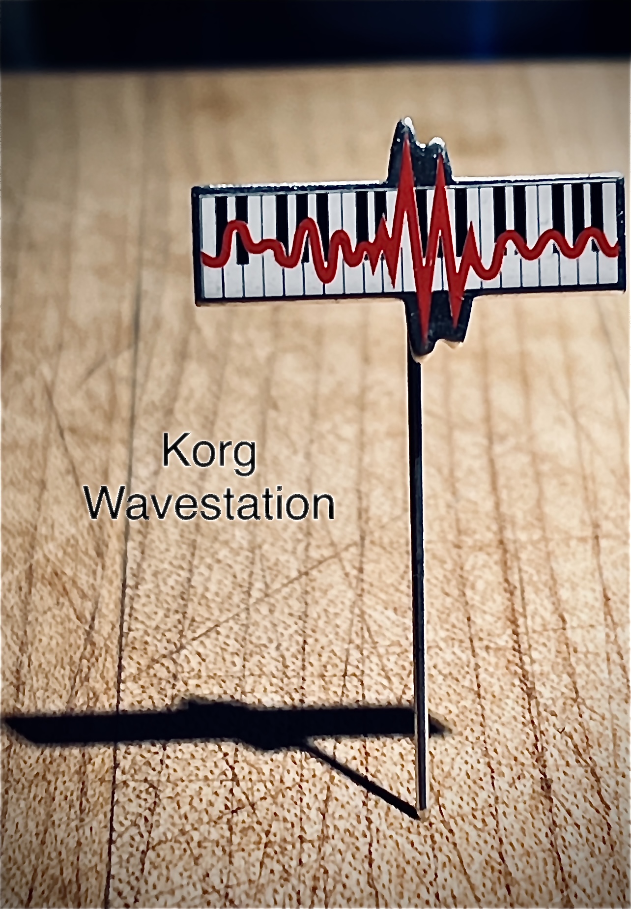 1985 Promotional Pin for Korg's WaveStation