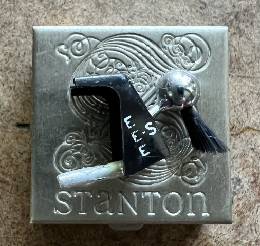 Stanton Triple ES turntable needle, and case